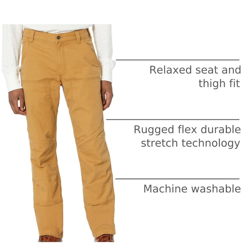 Carhartt Full Swing Relaxed Fit canvas Pant 40x32 Men's - Picture 3 of 16